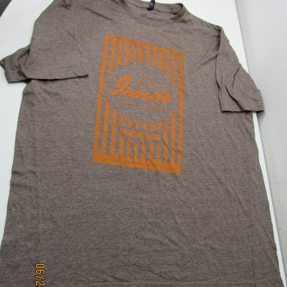 Whataburger "It's What's Inside That Counts" Short sleeve T-Shirt Adult XXL